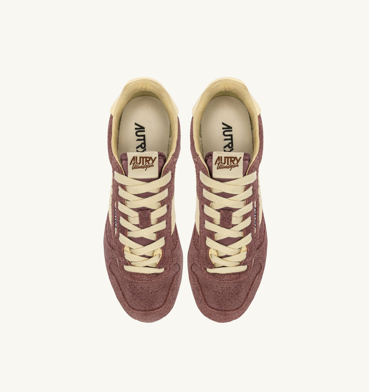 AUTRY Woman WINDSPIN SNEAKERS IN CHIANTI AND RUTABAGA SUEDE AND LEATHER