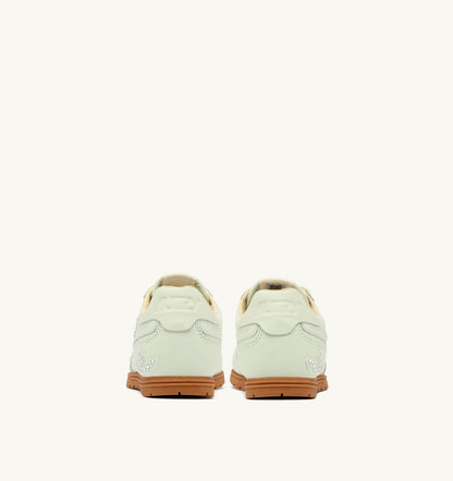 AUTRY Woman WINDSPIN SNEAKERS IN BONE WHITE LEATHER WITH DECORATIONS