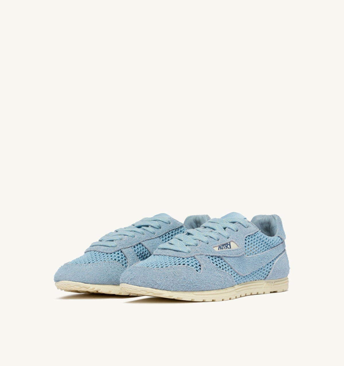 AUTRY Woman WINDSPIN SNEAKERS IN PORTOFINO MESH AND SUEDE