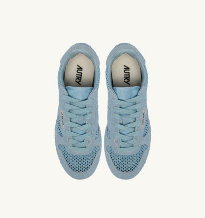 AUTRY Woman WINDSPIN SNEAKERS IN PORTOFINO MESH AND SUEDE