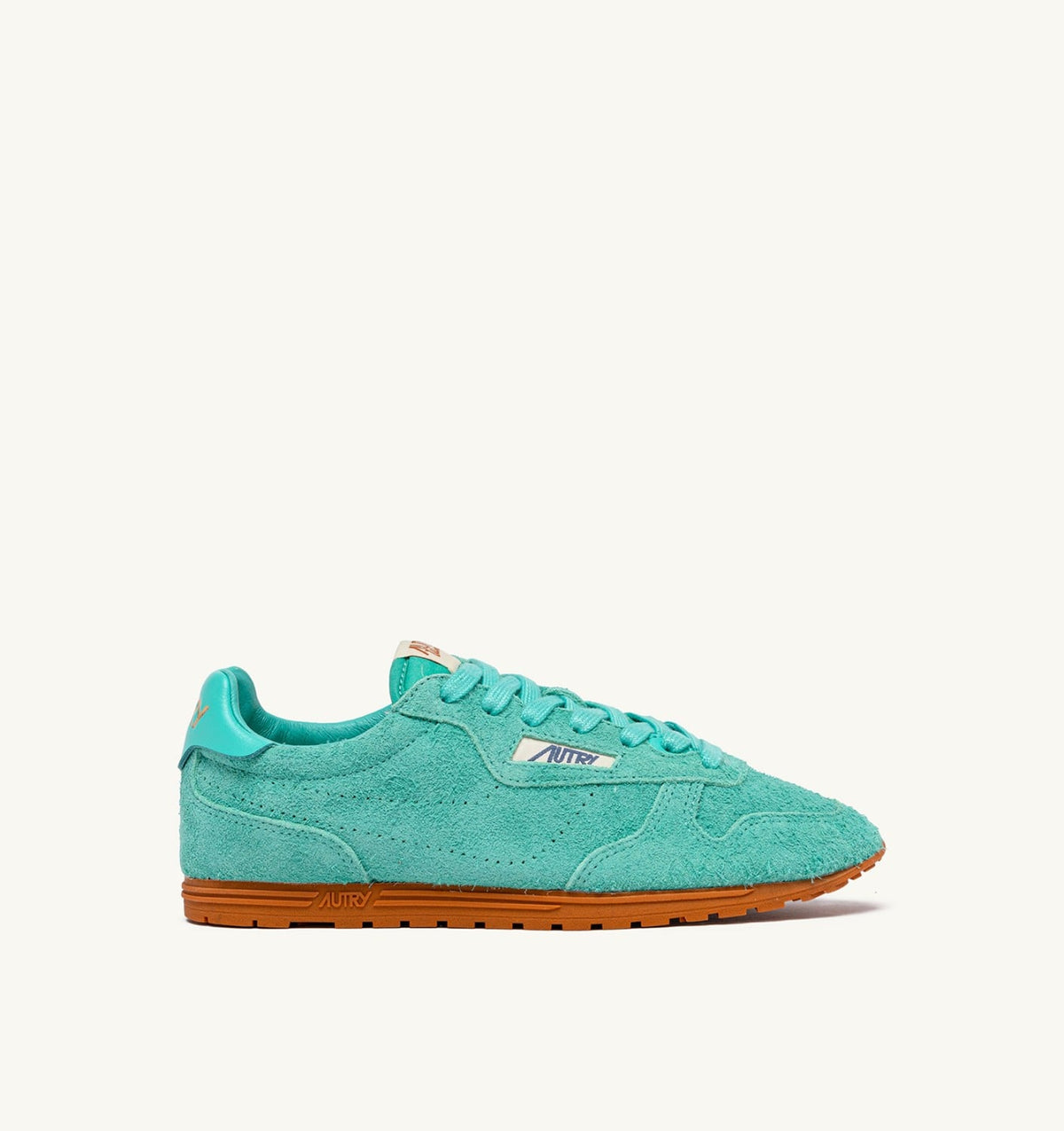 AUTRY Woman SNEAKERS WINDSPIN IN TURQUOISE SUEDE