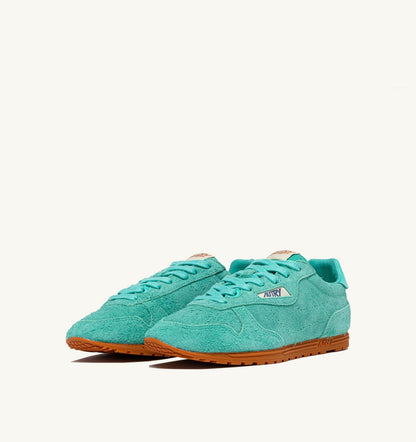 AUTRY Woman SNEAKERS WINDSPIN IN TURQUOISE SUEDE