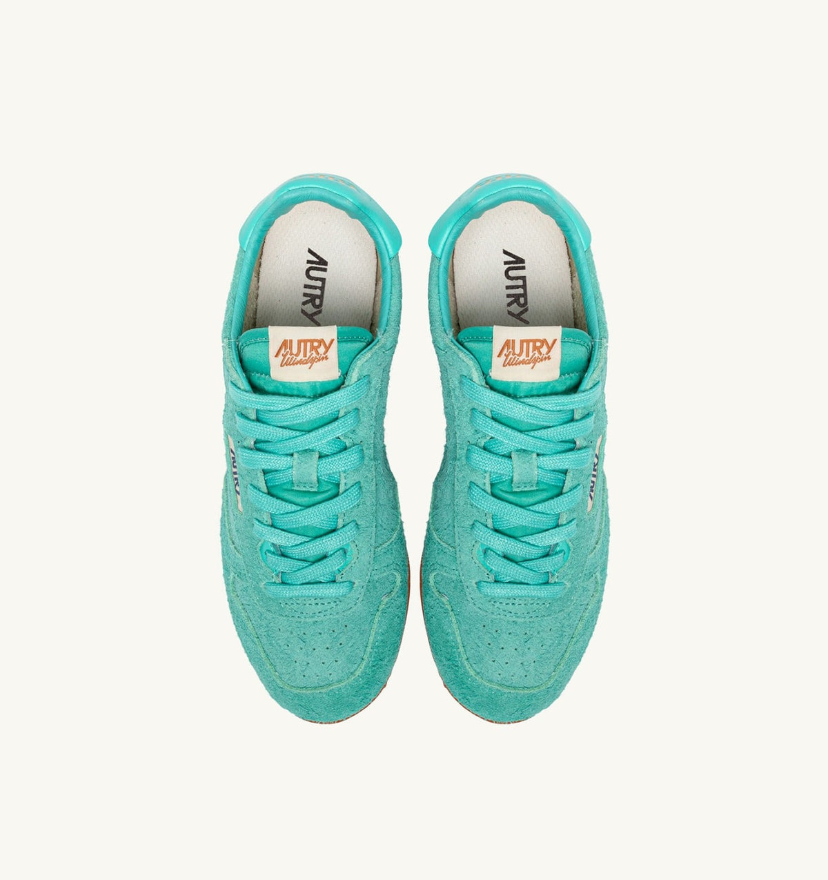 AUTRY Woman SNEAKERS WINDSPIN IN TURQUOISE SUEDE
