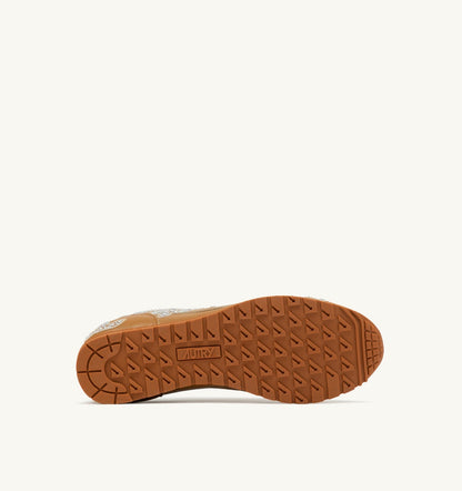 AUTRY Woman WINDSPIN SNEAKERS IN EARTH LEATHER WITH DECORATIONS