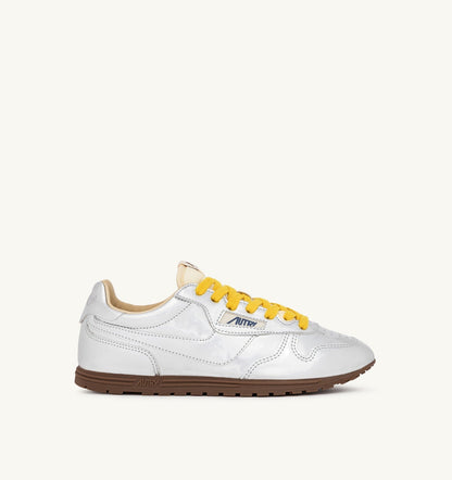 AUTRY Woman WINDSPIN SILVER MIRRORED SNEAKERS