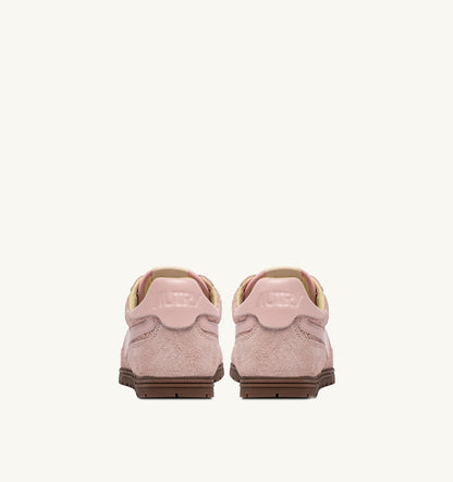 AUTRY Woman WINDSPIN SNEAKERS IN ROSEMARY SUEDE AND LEATHER