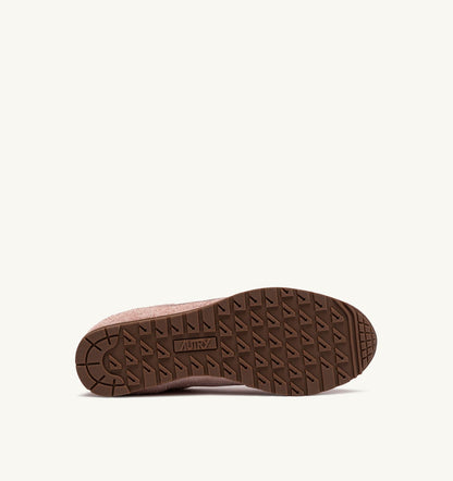 AUTRY Woman WINDSPIN SNEAKERS IN ROSEMARY SUEDE AND LEATHER