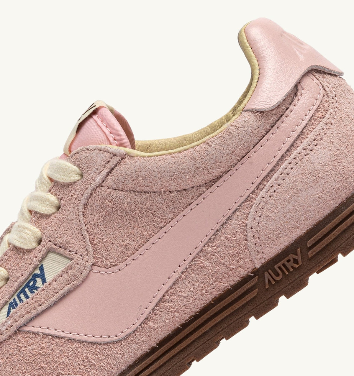 AUTRY Woman WINDSPIN SNEAKERS IN ROSEMARY SUEDE AND LEATHER