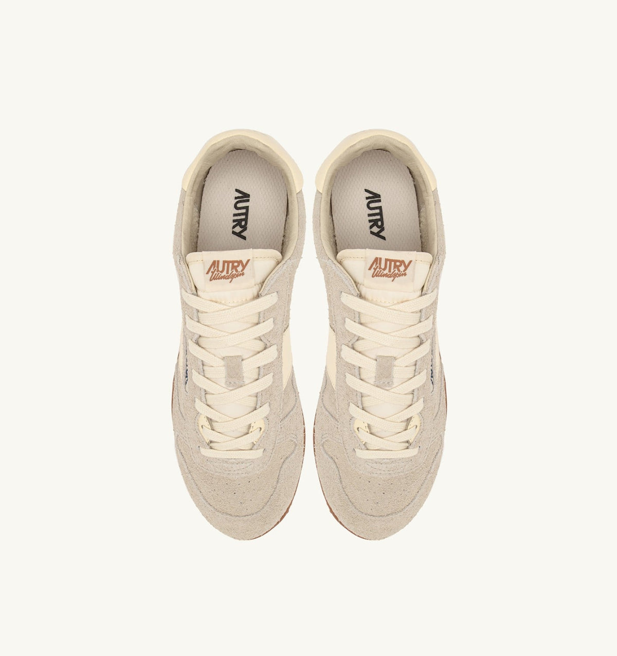 AUTRY Woman SNEAKERS WINDSPIN IN SUEDE AND LEATHER COLOR WIFE AND RUTABAGA