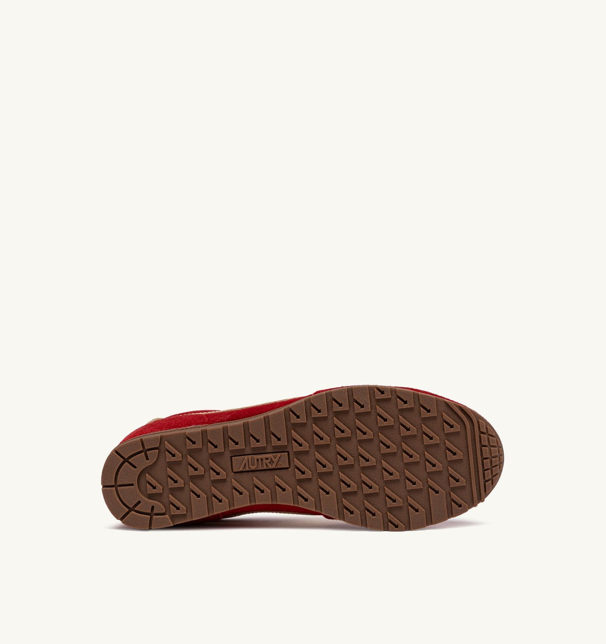 AUTRY Woman SNEAKERS WINDSPIN IN SUEDE AND LEATHER COLOR RUBY AND RUTABAGA