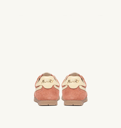 AUTRY Woman SNEAKERS WINDSPIN IN SUEDE AND LEATHER COLOR DAMASK AND RUTABAGA