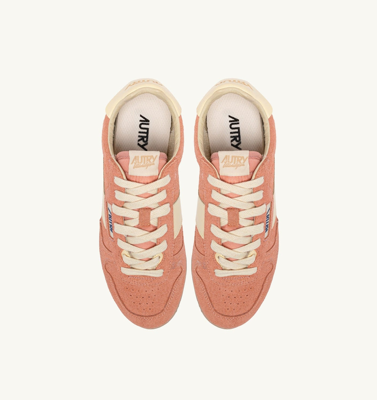 AUTRY Woman SNEAKERS WINDSPIN IN SUEDE AND LEATHER COLOR DAMASK AND RUTABAGA