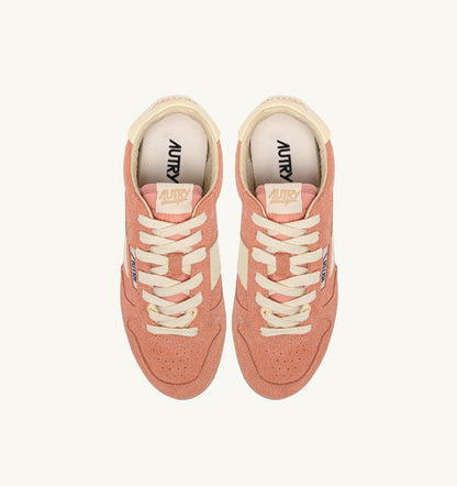 AUTRY Woman SNEAKERS WINDSPIN IN SUEDE AND LEATHER COLOR DAMASK AND RUTABAGA