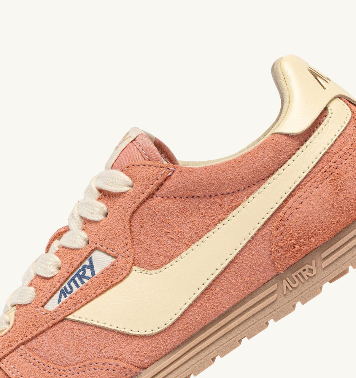 AUTRY Woman SNEAKERS WINDSPIN IN SUEDE AND LEATHER COLOR DAMASK AND RUTABAGA