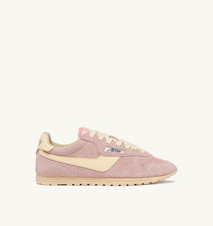 AUTRY Woman SNEAKERS WINDSPIN IN SUEDE AND LEATHER COLOR ROSEMARY AND RUTABAGA