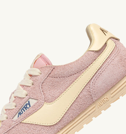 AUTRY Woman SNEAKERS WINDSPIN IN SUEDE AND LEATHER COLOR ROSEMARY AND RUTABAGA