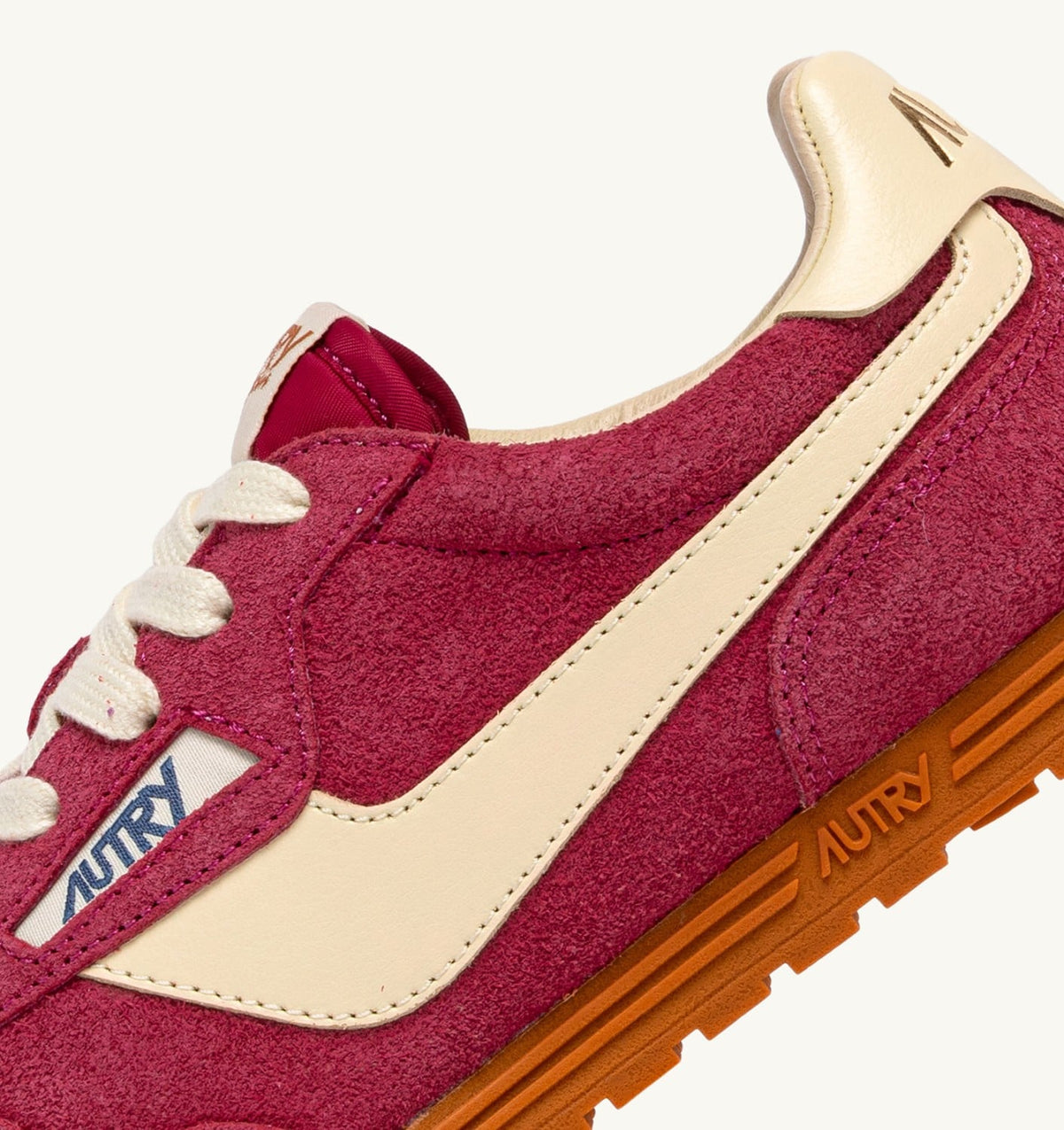 AUTRY Woman SNEAKERS WINDSPIN IN SUEDE AND LEATHER COLOR CHEYENNE AND RUTABAGA