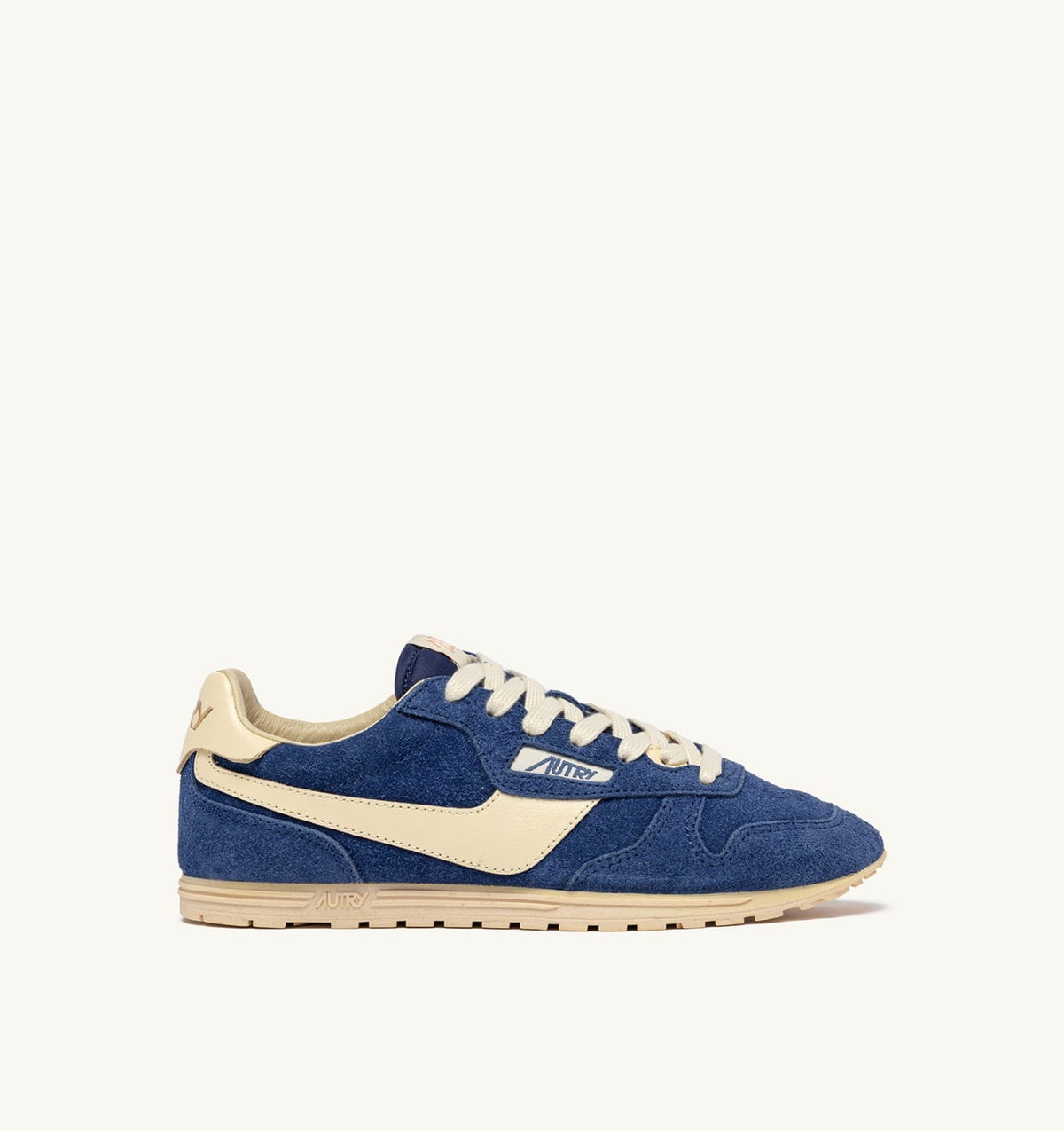 AUTRY Woman SNEAKERS WINDSPIN IN SUEDE AND LEATHER COLOR INFINITO AND RUTABAGA