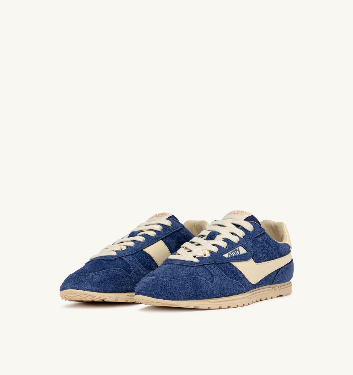 AUTRY Woman SNEAKERS WINDSPIN IN SUEDE AND LEATHER COLOR INFINITO AND RUTABAGA
