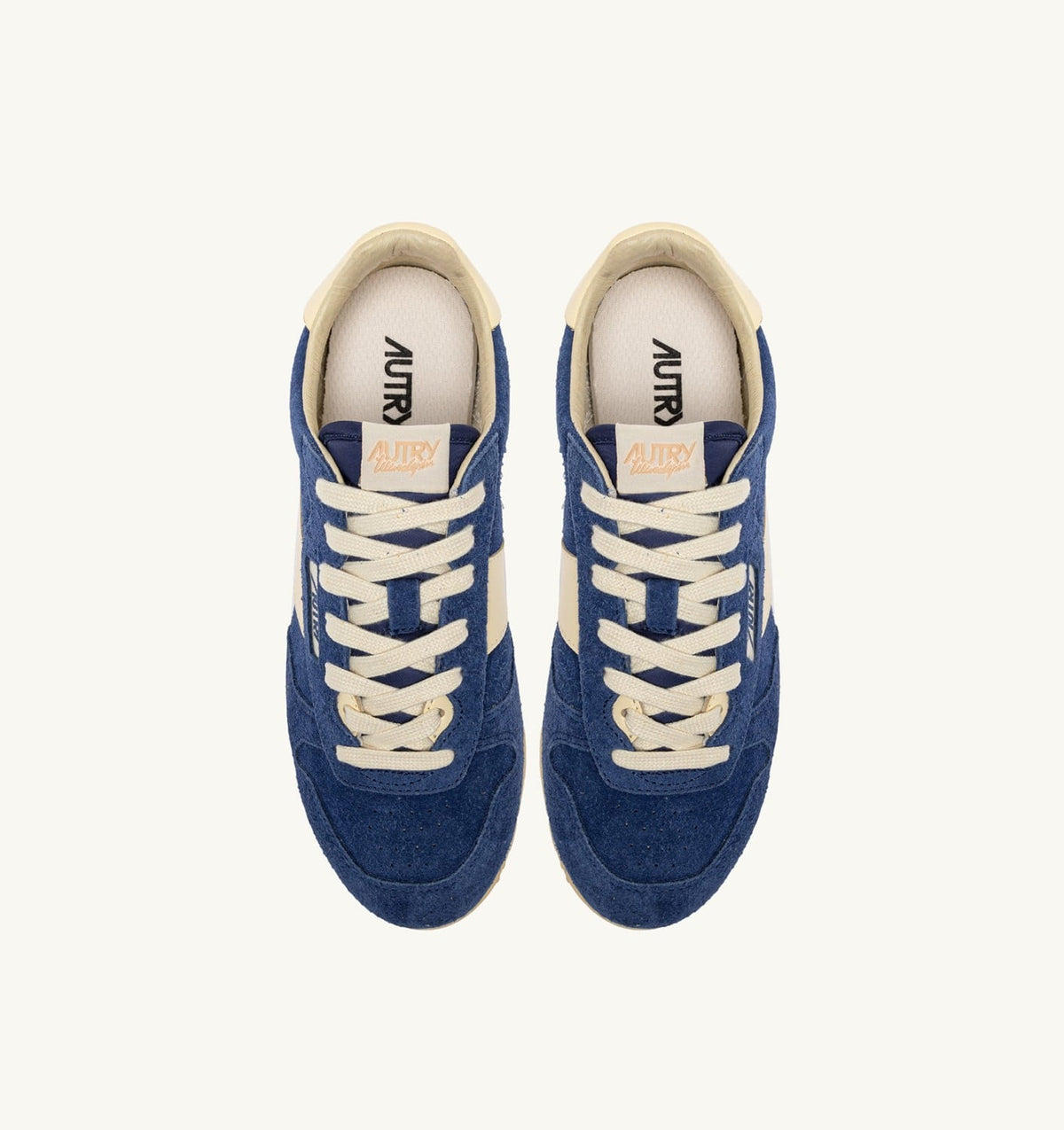 AUTRY Woman SNEAKERS WINDSPIN IN SUEDE AND LEATHER COLOR INFINITO AND RUTABAGA