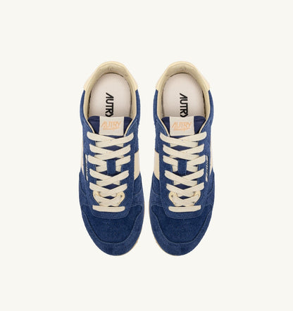 AUTRY Woman SNEAKERS WINDSPIN IN SUEDE AND LEATHER COLOR INFINITO AND RUTABAGA