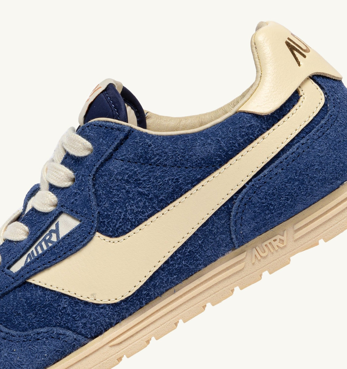 AUTRY Woman SNEAKERS WINDSPIN IN SUEDE AND LEATHER COLOR INFINITO AND RUTABAGA
