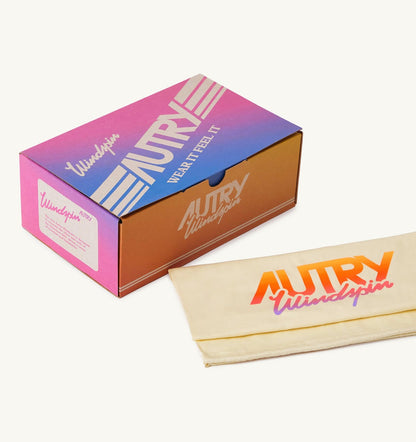 AUTRY Woman SNEAKERS WINDSPIN IN SUEDE AND LEATHER COLOR INFINITO AND RUTABAGA