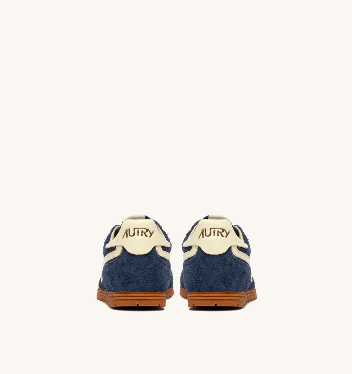 AUTRY Woman WINDSPIN SNEAKERS IN BLUETTE AND RUTABAGA SUEDE AND LEATHER