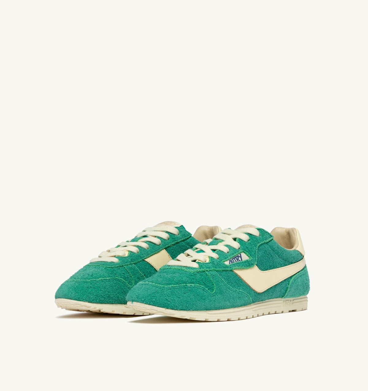 AUTRY Woman WINDSPIN SNEAKERS IN EXCURSION AND RUTABAGA SUEDE AND LEATHER