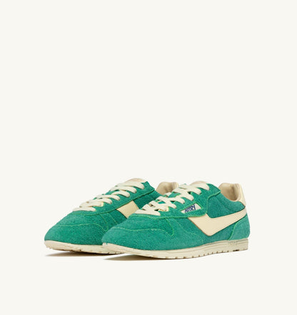 AUTRY Woman WINDSPIN SNEAKERS IN EXCURSION AND RUTABAGA SUEDE AND LEATHER