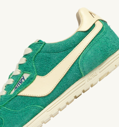 AUTRY Woman WINDSPIN SNEAKERS IN EXCURSION AND RUTABAGA SUEDE AND LEATHER
