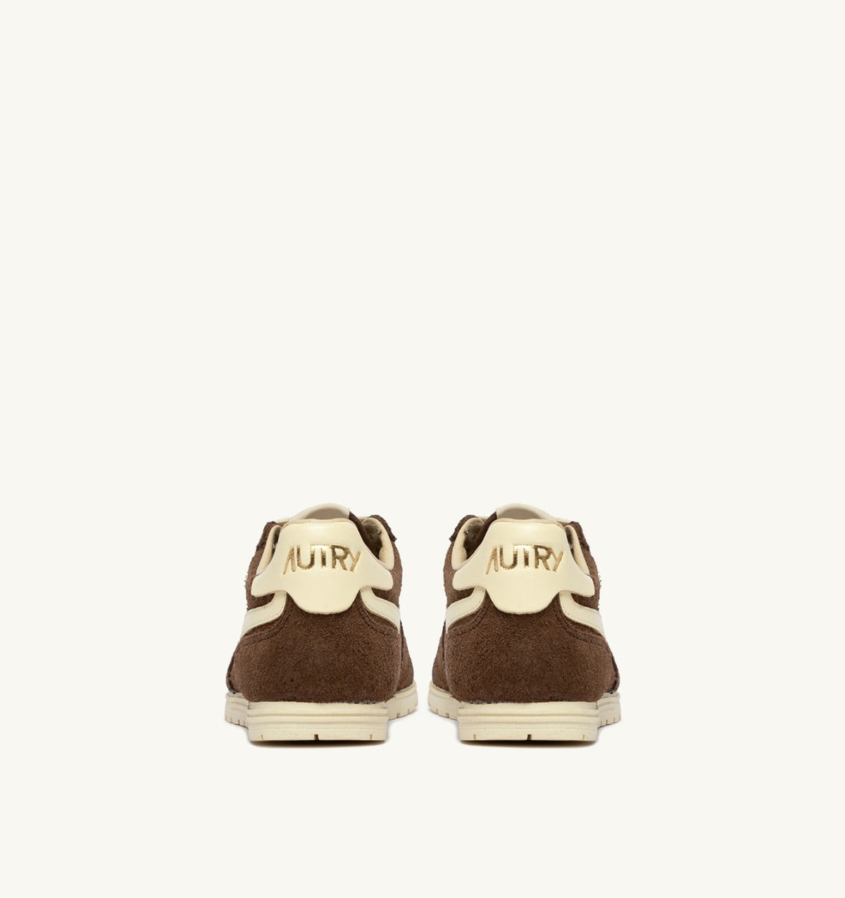 AUTRY Woman WINDSPIN SNEAKERS IN TUNDRA AND RUTABAGA SUEDE AND LEATHER