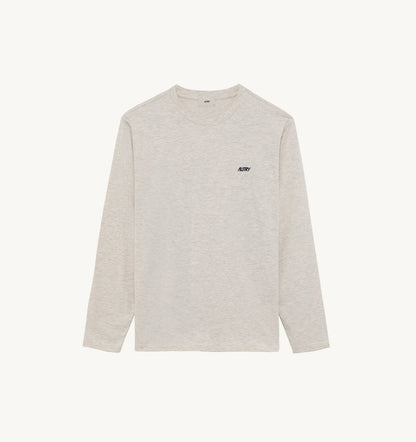 AUTRY Woman|Man LONG-SLEEVE EMBROIDERED LOGO TEE UNISEX