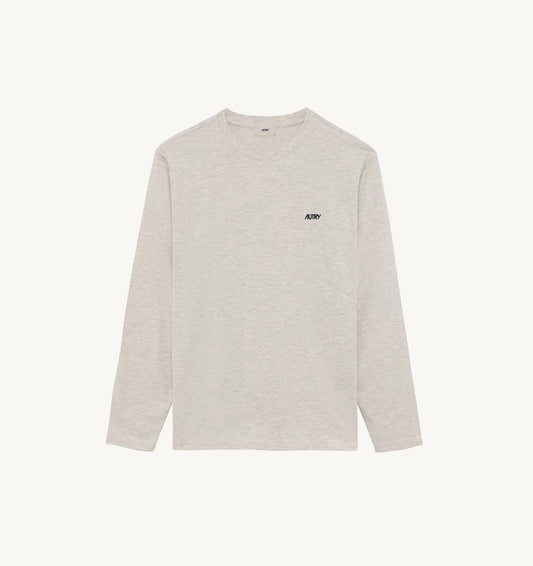 AUTRY Woman|Man LONG-SLEEVE EMBROIDERED LOGO TEE UNISEX