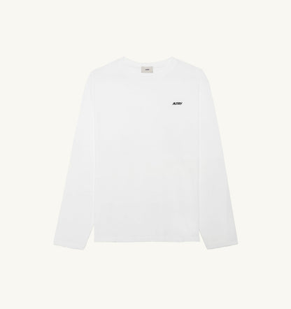 AUTRY Woman|Man LONG-SLEEVE EMBROIDERED LOGO TEE UNISEX