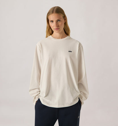 AUTRY Woman|Man LONG-SLEEVE EMBROIDERED LOGO TEE UNISEX