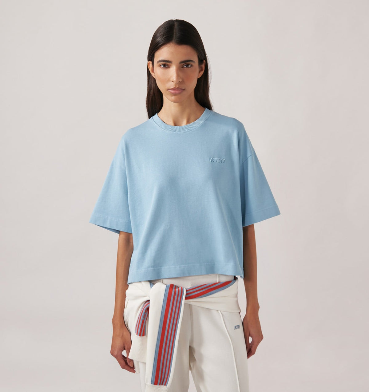 AUTRY Woman TONAL LOGO BOXY TEE WOMAN