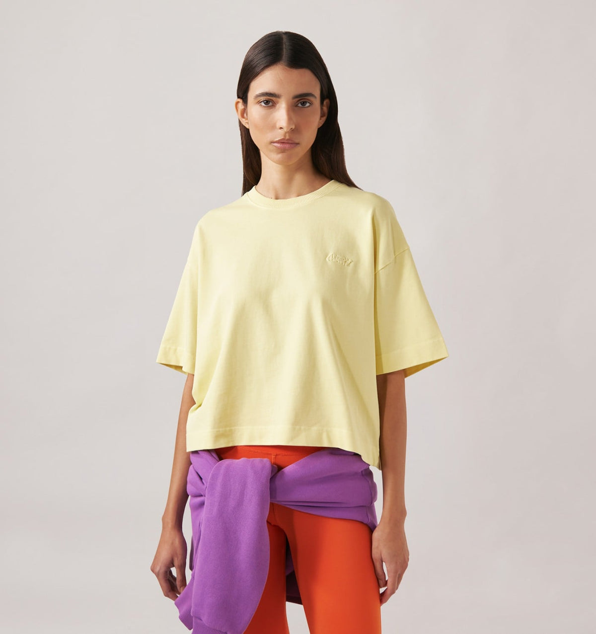 AUTRY Woman TONAL LOGO BOXY TEE WOMAN