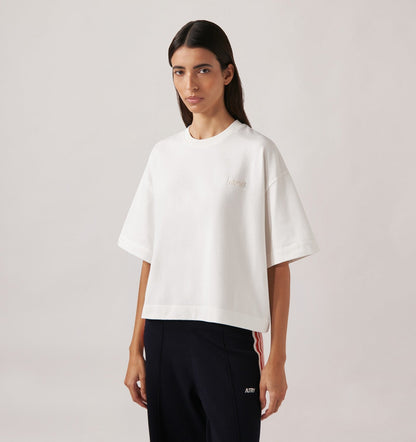 AUTRY Woman TONAL LOGO BOXY TEE WOMAN