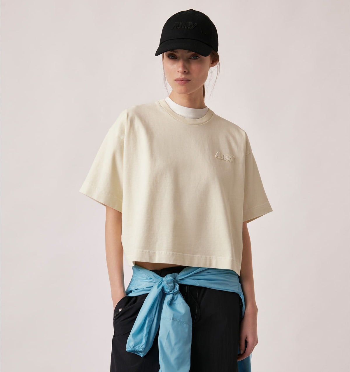 AUTRY Woman TONAL LOGO BOXY TEE WOMAN