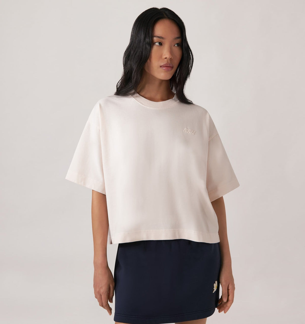 AUTRY Woman TONAL LOGO BOXY TEE WOMAN