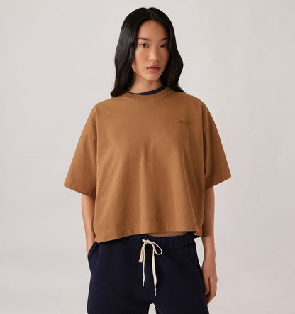 AUTRY Woman TONAL LOGO BOXY TEE WOMAN
