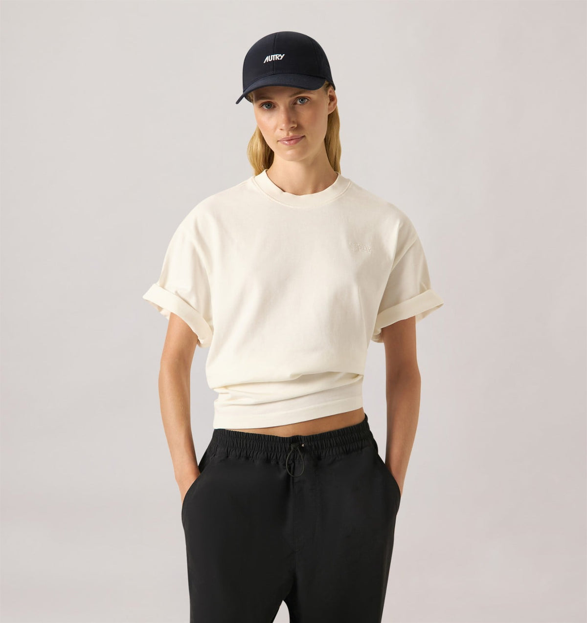 AUTRY Woman|Man T-SHIRT WITH TONAL LOGO UNISEX