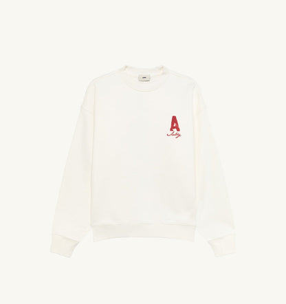 AUTRY Woman|Man HERITAGE SWEATSHIRT WITH WASHED EFFECT UNISEX