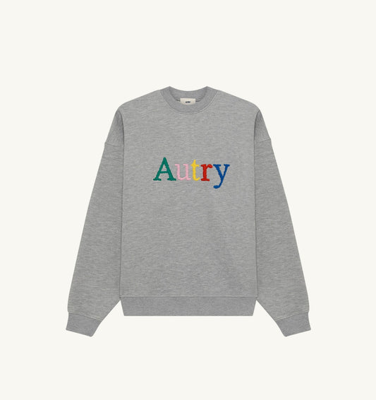 AUTRY Woman|Man SWEATSHIRT WITH MULTICOLOR LOGO UNISEX