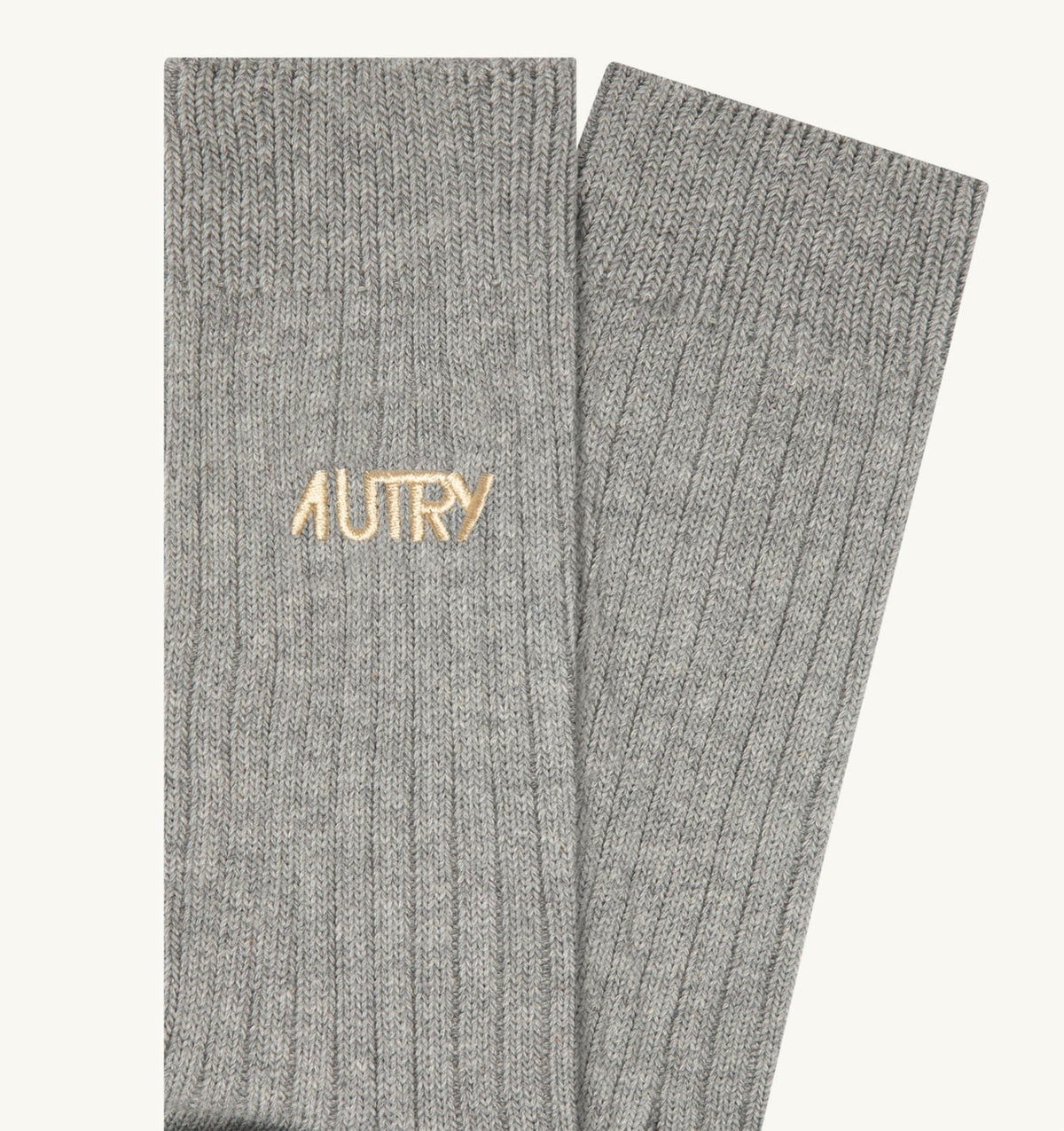 AUTRY Woman|Man RIBBED SOCKS WITH EMBROIDERED LOGO UNISEX