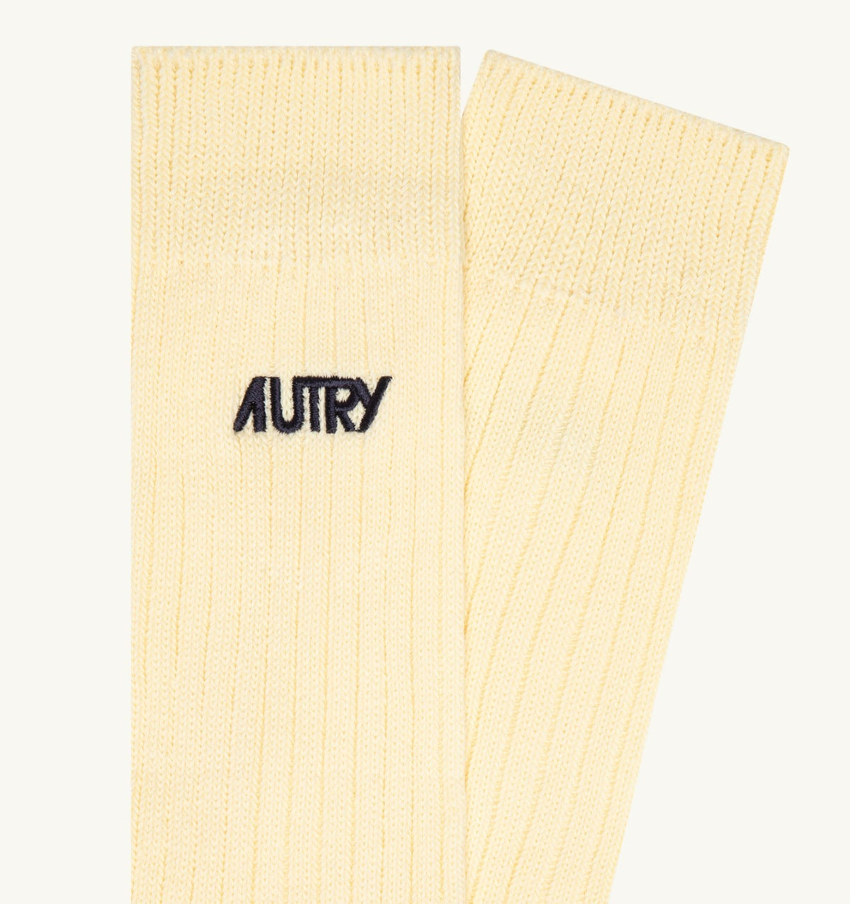 AUTRY Woman|Man RIBBED SOCKS WITH EMBROIDERED LOGO UNISEX