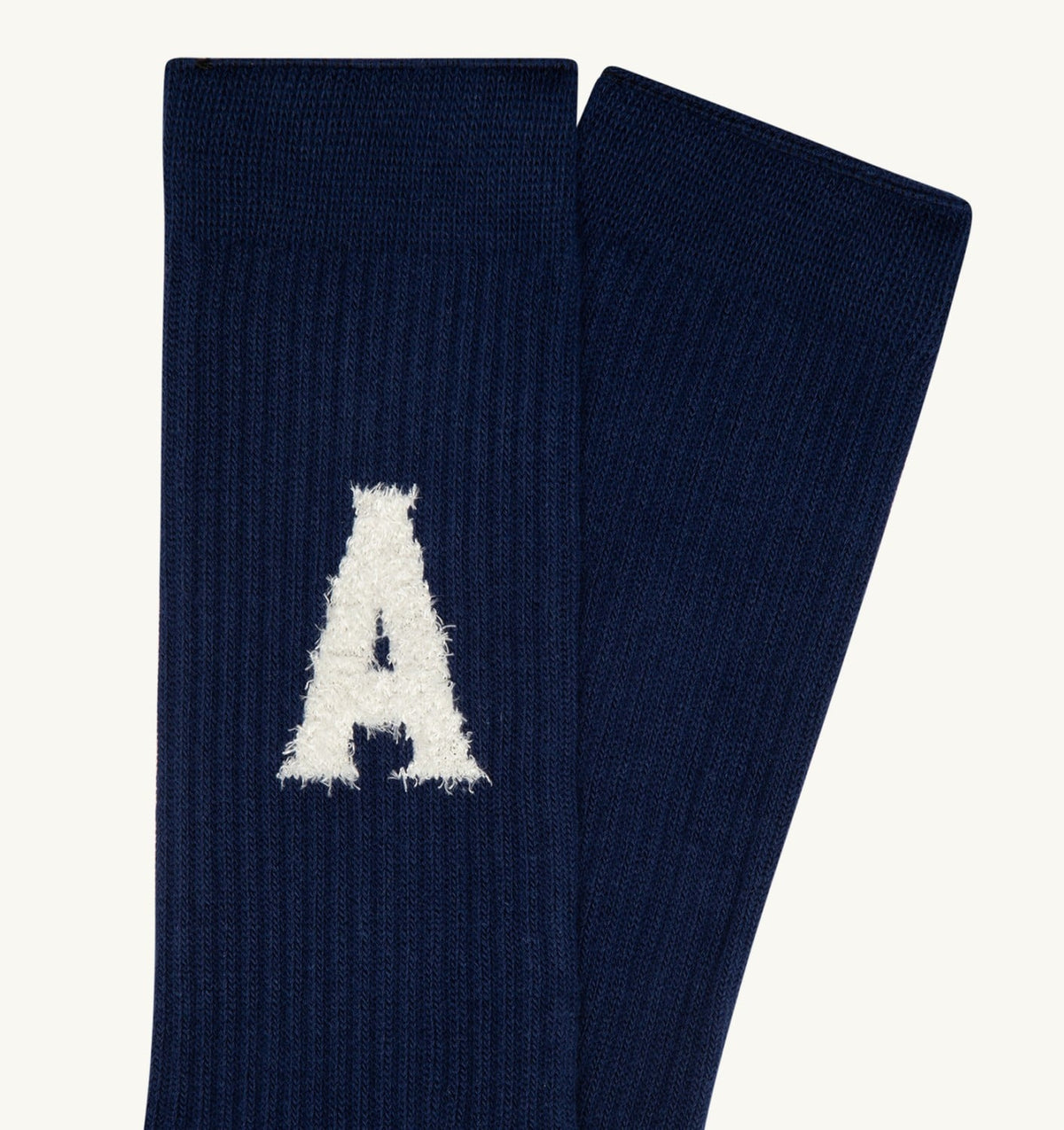 AUTRY Woman|Man RIBBED SOCKS WITH JACQUARD LOGO UNISEX