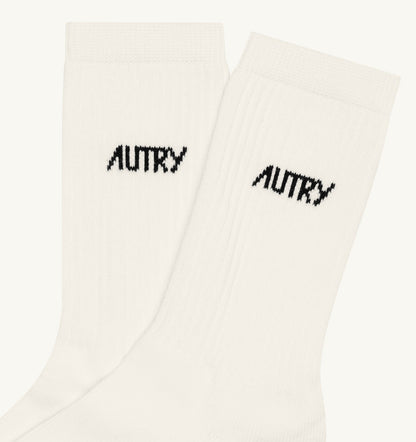 AUTRY Woman|Man SOCKS WITH JACQUARD LOGO UNISEX