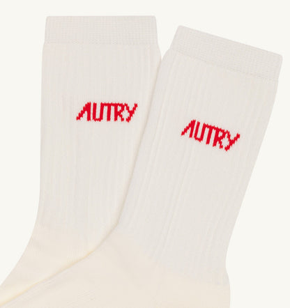 AUTRY Woman|Man SOCKS WITH JACQUARD LOGO UNISEX
